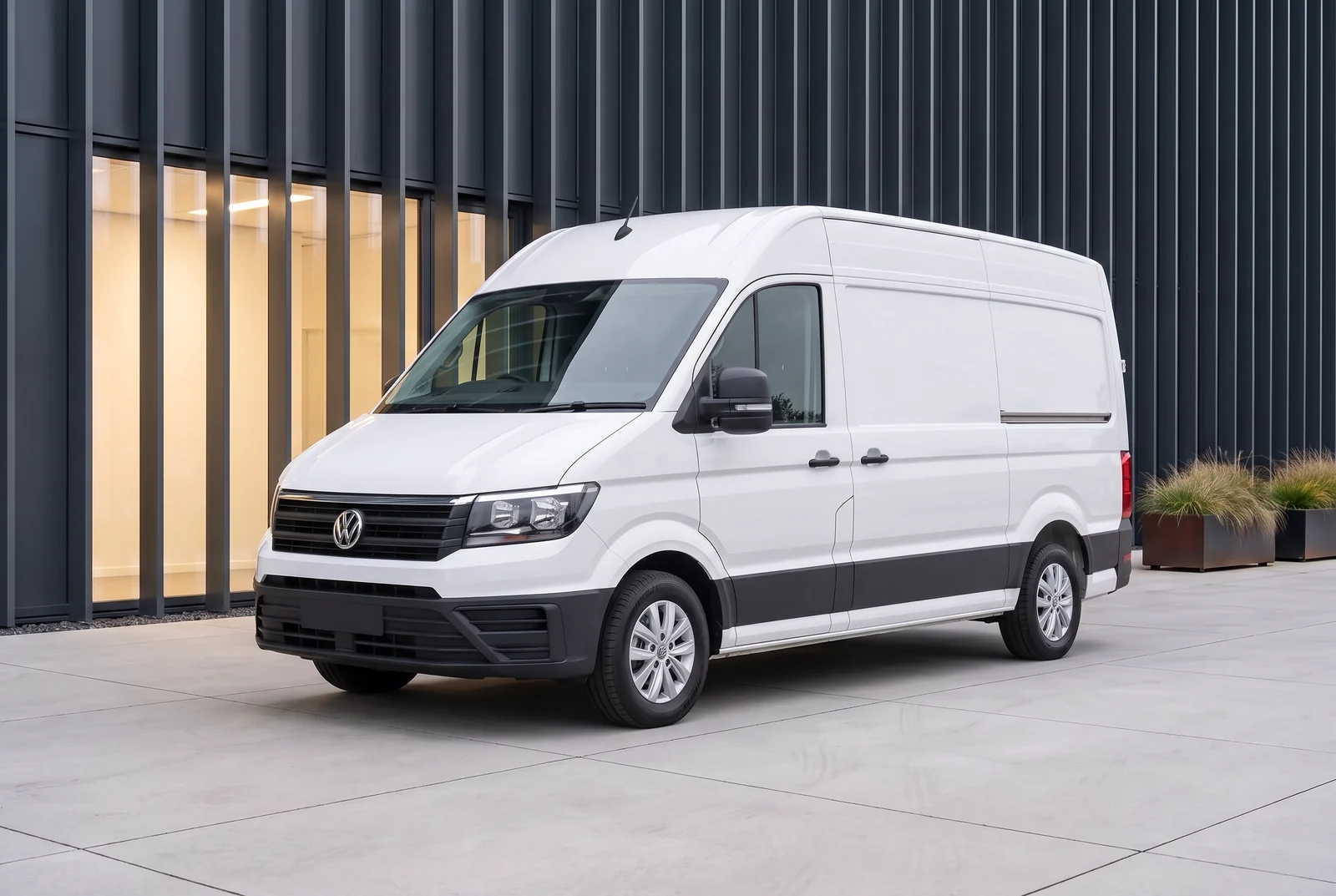 Bestelwagen zonder bestickering